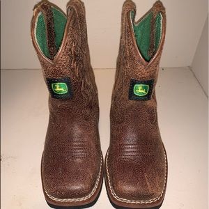 John Deere Toddler Boys' Mid-Calf Pull On Boots 5